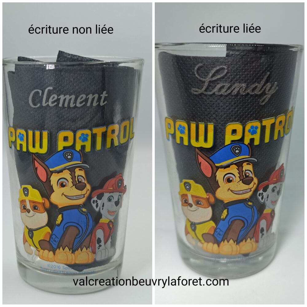 Gobelet verre en plastique Pat patrouille paw patrol - Pat Patrouille