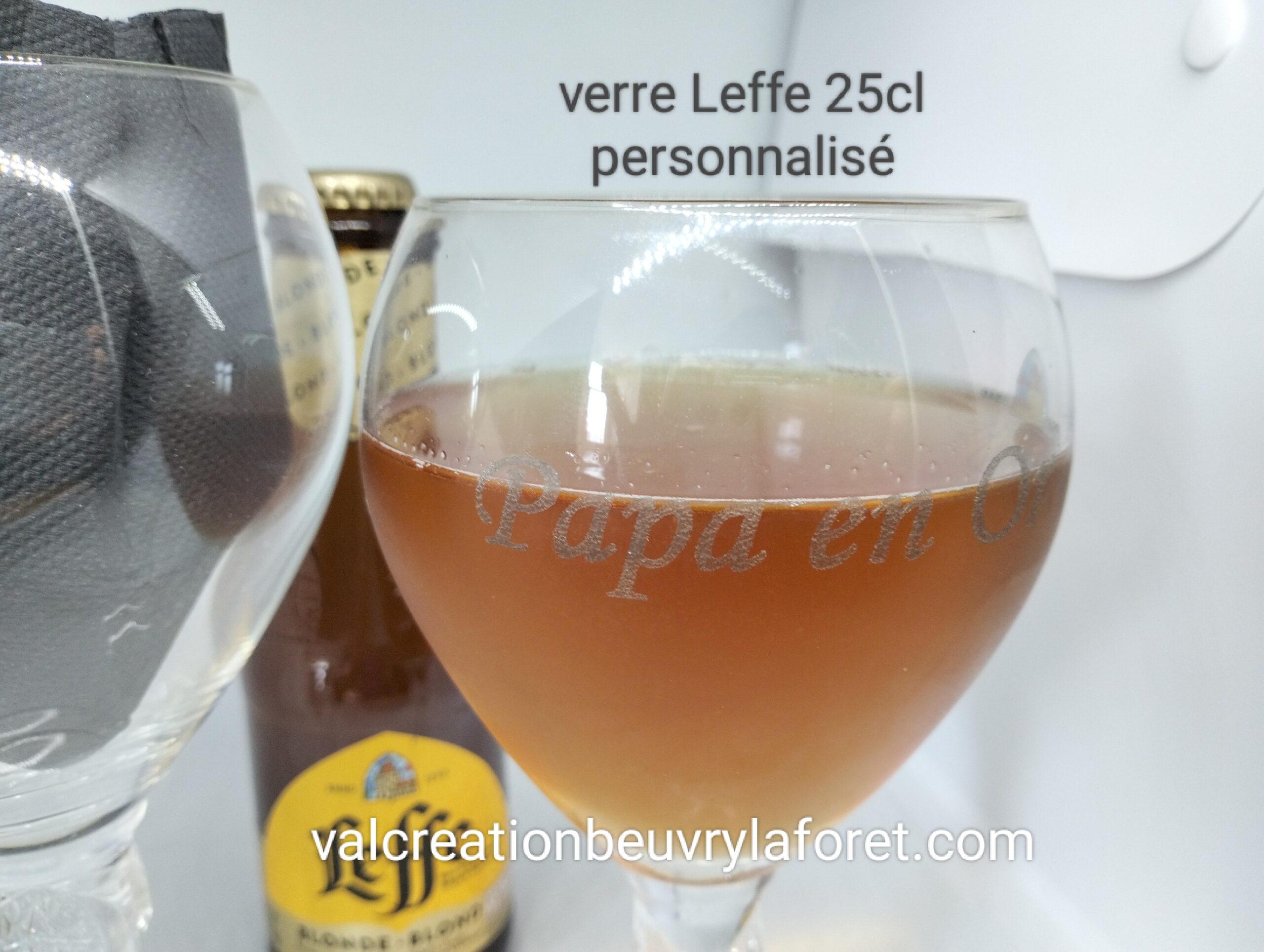 Verre à leffe 25,33,50cl personnalisé